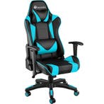 Premium racing bureaustoel Twink - zwart/azuur, Huis en Inrichting, Bureaus, Verzenden, Nieuw