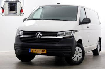 Volkswagen Transporter L2H1 | Financial Lease voor 243 p/mn, Gebruikt, Euro 6, Overige carrosserieën, Wit