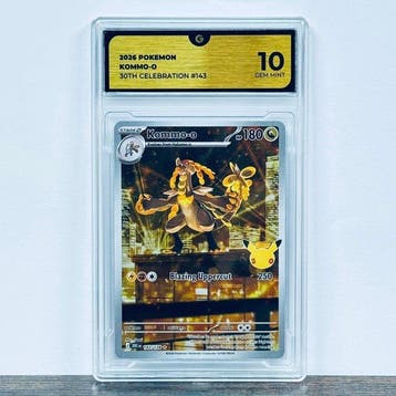 Pokémon Graded card - Kommo-o 143 - 30th Anniversary –, Nieuw
