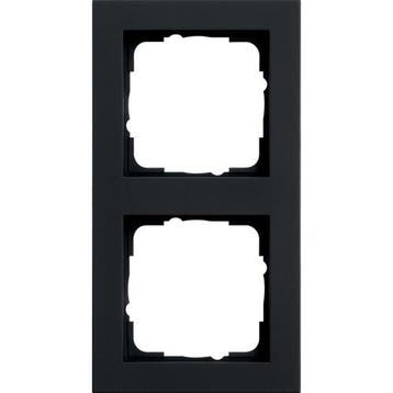 GIRA E2 Afdekraam 2 voudig Mat Zwart 021209, Ophalen of Verzenden, Nieuw