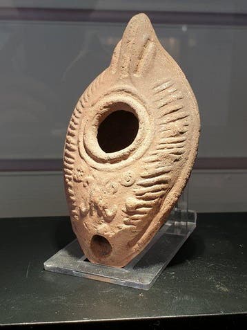 Laat-Romeins / Vroeg-Byzantijns Terracotta Versierde