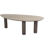 Arizona dining tuintafel 240x130xH75 cm keramiek kiezelvorm, Tuin en Terras, Tuintafels, Ophalen of Verzenden, Nieuw