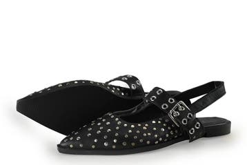 Sacha Slingbacks in maat 39 Zwart, Verzenden, Zwart, Zo goed als nieuw, Sacha