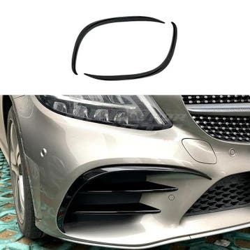 Aero flaps voorbumper voor Mercedes C Class, Ophalen of Verzenden, Nieuw