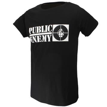 Public Enemy Crosshairs Logo T-Shirt, Verzenden, Nieuw
