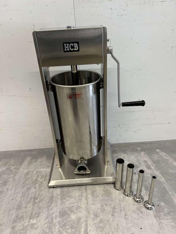 RVS Verticale vulbus stopbus worstvuller 15 liter Horeca, Ophalen of Verzenden, Nieuw in verpakking