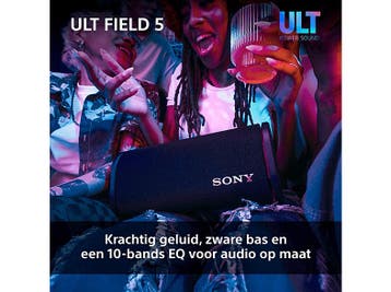 Sony -  Srsult50 Ult Field 5 Bluetooth-speaker  - Zwart, Audio, Tv en Foto, Luidsprekers, Verzenden, Nieuw, Overige typen, Sony