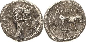 Quinar, Roemische Republik Fulvia 42 v Chr, Postzegels en Munten, Verzenden