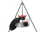 Bon Fire Driepoot - H 175 cm - Kettingset - Zwart, Verzenden, Zo goed als nieuw