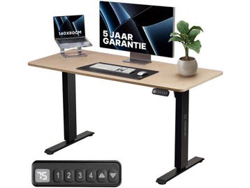 Stane Zit Sta Bureau Elektrisch Verstelbaar - 4, Huis en Inrichting, Verzenden, Zo goed als nieuw