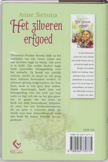 VCL-serie Het zilveren erfgoed / VCL-serie 9789059770775, Boeken, Verzenden, Zo goed als nieuw, Anne Sietsma