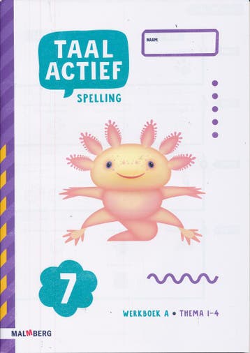 Taal Actief versie 5 Spelling Werkboek A thema 1-4 groep 7 (, Verzenden, Nieuw