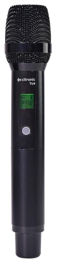 Citronic TU4-HTX Draadloze Handmicrofoon Met Zender Voor De, Verzenden, Nieuw, Overige typen