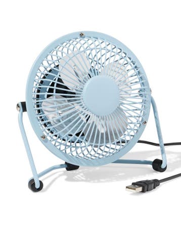 HEMA USB ventilator blauw, Verzenden, Nieuw
