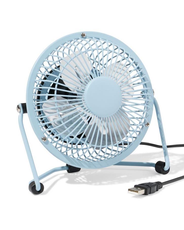 HEMA USB ventilator blauw, Witgoed en Apparatuur, Airco's, Nieuw, Verzenden
