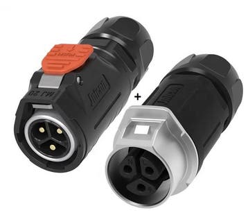 Complete set connector rechte snelkoppeling IP67 waterdi..., Nieuw