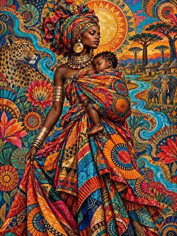 Shayer - Colors of the African Soul - XL - 60x80cm - 1/1
