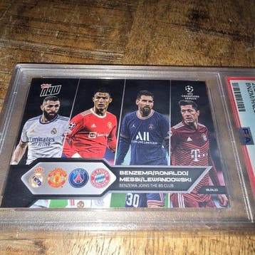 2021/22 Topps Topps NOW Cristiano Ronaldo, Lionel Messi,, Nieuw