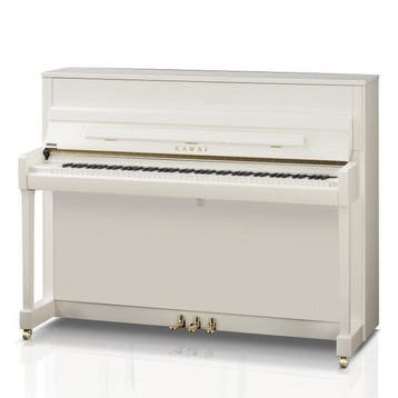 Kawai K-200 WH/P messing piano, Muziek en Instrumenten, Piano's, Nieuw, Wit, Piano