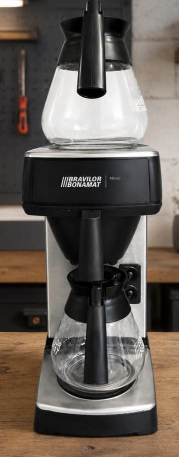 Koffiezetapparaat Bravilor Novo 021 met garantie, 10 kopjes of meer, Gemalen koffie, Ophalen of Verzenden, Koffiemachine