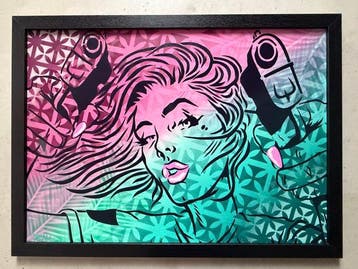 PYeahs (1980) - Shooting Girl (Pink / Green)