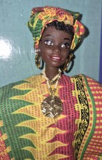 Mattel - Barbiepop Barbie Ghanese dolls of the world chiusa.