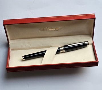 S.T. Dupont - OLYMPIO LAQUE DE CHINE & PLAQUÉ OR PLUME OR 18, Nieuw