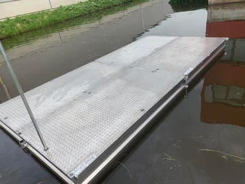 Koppelponton werkvlot pontonnetje ponton duurzaam sterk, Ophalen, Nieuw