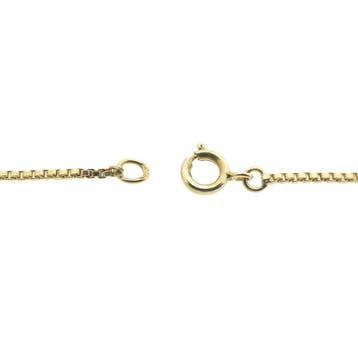 Gouden Venetiaanse schakel ketting, Ophalen of Verzenden, Gebruikt, Goud, Goud