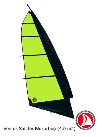 Ventoz Strandzeil 4.0 m2, Watersport en Boten, Zeilen en Zeiltoebehoren, Minder dan 3 meter, Verzenden, Nieuw, Minder dan 15 m²