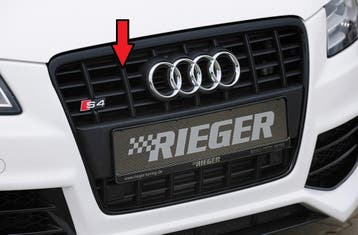 Grill geschikt voor Audi S4 (B8), zwart | A4 (B8/B81): 11.07, Auto-onderdelen, Carrosserie en Plaatwerk, Verzenden, Nieuw, Audi