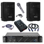 Pa beginners set 2 x 10Inch 2 x 480 Watt Max, Muziek en Instrumenten, Ophalen of Verzenden, Nieuw, Minder dan 500 watt, P.A.