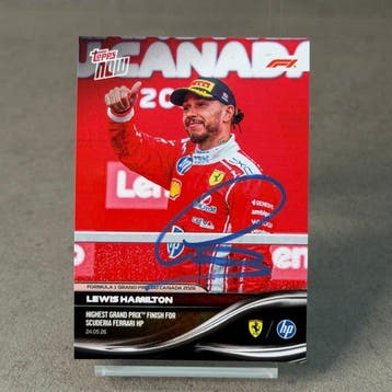 Ferrari - Topps Now - (032) Lewis Hamilton Highest grand, Verzamelen, Nieuw