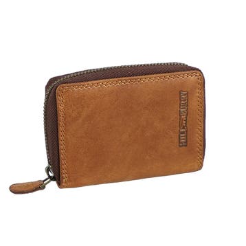 HillBurry Unisex Creditcardhouder Waaier RFID - Leer - Bruin, Overige merken, Bruin, Verzenden, Nieuw