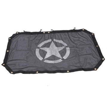 SK-Import Zonnescherm Gaas Zwart Polyester Jeep Wrangler, Ophalen of Verzenden, Nieuw, Jeep