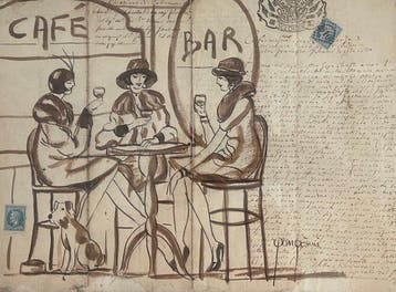 François Gangemi (1961) - Café Bar féminin