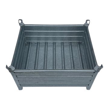 Verzinkte stapelbak XL met hijsogen 1200 x 1000 x 670 mm, 100 cm of meer, 60 cm of meer, 50 cm of meer, Nieuw