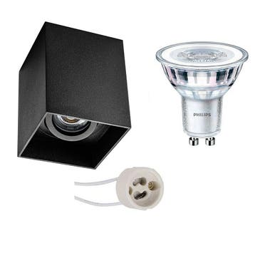 Voordeelset: Opbouwspot Set - Pragmi Luxina Pro - GU10, Ophalen of Verzenden, Nieuw, Overige fittingen, Plafondspot of Wandspot