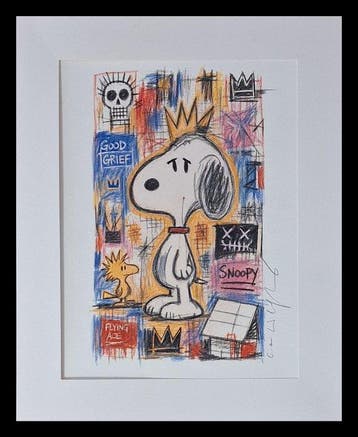 Emma Wildfang Colour pencil drawing - Peanuts / Snoopy -, Nieuw
