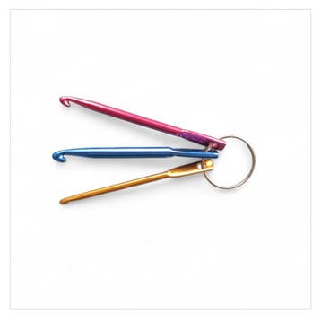 Sleutelhanger haaknaald - haken (Leuke extras), Ophalen of Verzenden, Nieuw