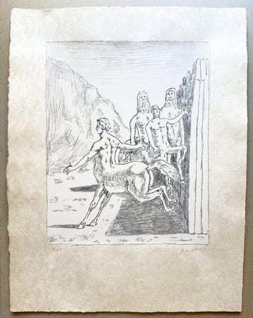 Giorgio De Chirico (1888-1978) - La famiglia dei centauri