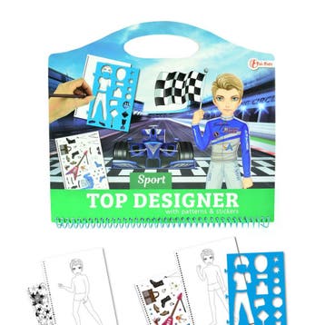 Toi-Toys Creatief schetsboek met stickers en sjablonen -..., Ophalen of Verzenden, Nieuw