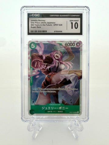 One Piece - 1 Graded card - One Piece - Jewelry Bonney -, Nieuw