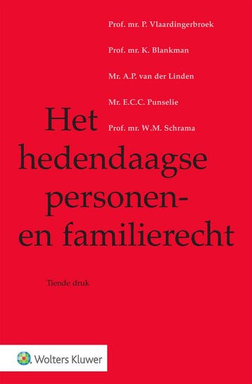 Het hedendaagse personen- en familierecht 9789013171778, Verzenden, Zo goed als nieuw