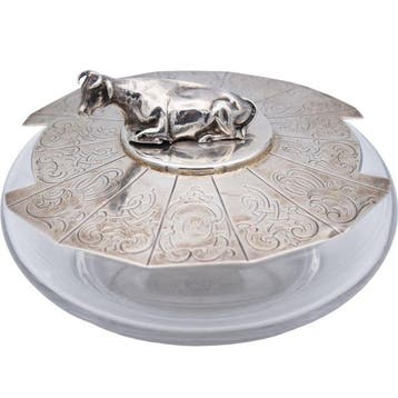 Henry Wilkinson & Co - Boterschotel - .925 zilver