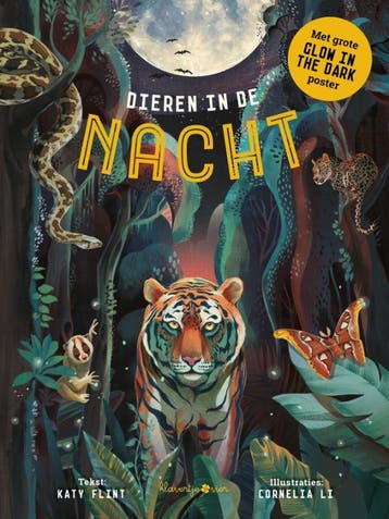 Dieren in de nacht / Dieren in de nacht (Glow in the dark) /, Verzenden, Gelezen, Katy Flint