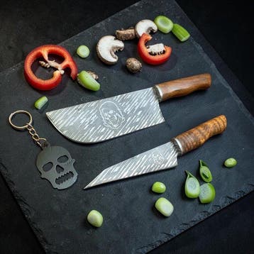 Keukenmes - Utility knife - Ambachtelijk vervaardigde, Antiek en Kunst