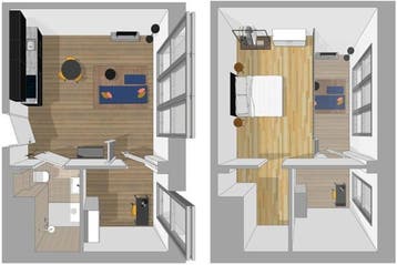 Studio Berg en Dalseweg in Nijmegen, 50 m² of meer, Nijmegen