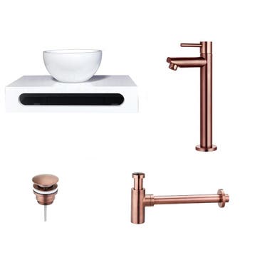 Sani Royal Solid Surface Waskom Rond met Solid, Nieuw