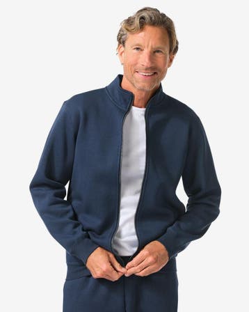 HEMA Heren sweatvest Nielson donkerblauw, Kleding | Heren, Verzenden, Nieuw